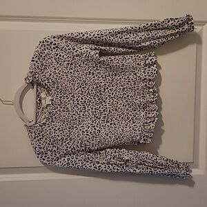 3/$27 Urban romantics animal print crop top